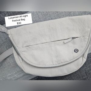 Lululemon athletica White Opal Festival Bag